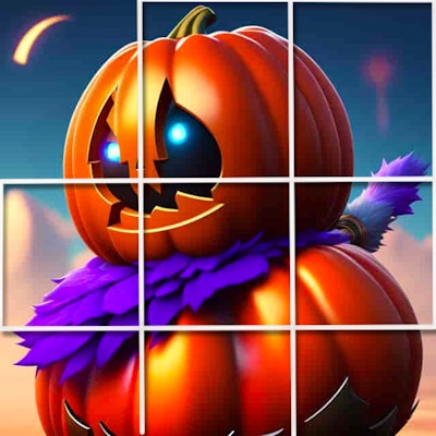 Pumpkinhead Tile Image Scramble By Gamepix