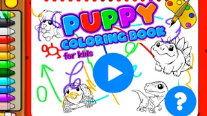 Image for Puppy Coloring Book