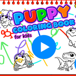 Juega gratis a Puppy Coloring Book