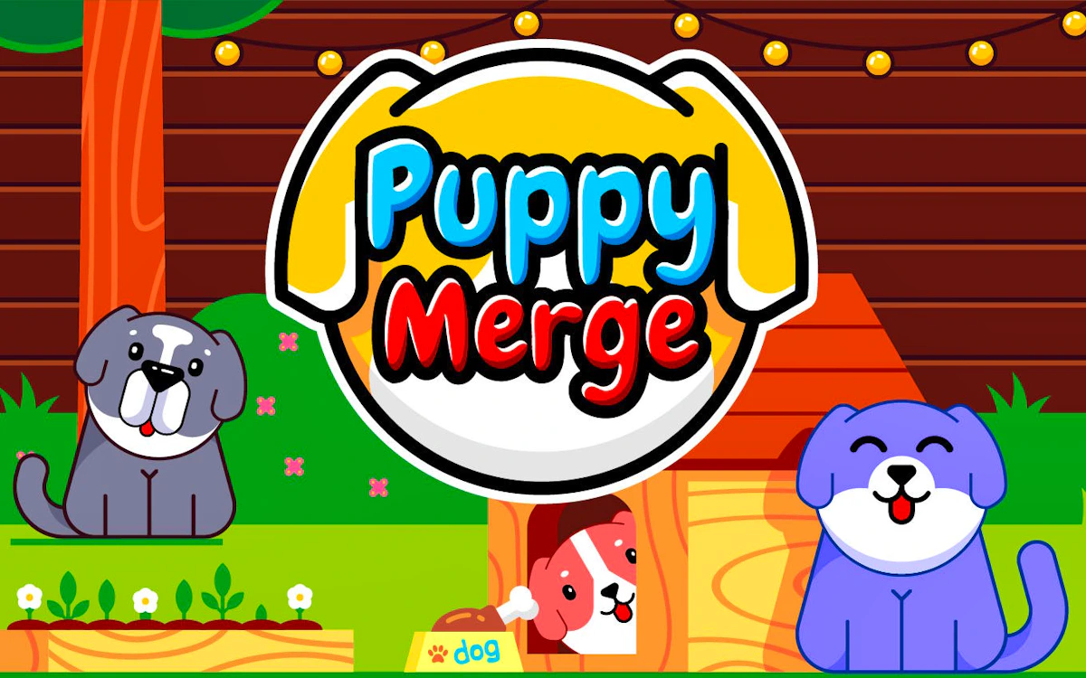 Play Puppy Merge — free online Puzzle game