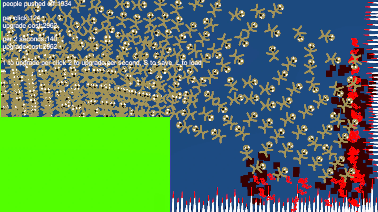 Push People Off a Cliff Clicker — free online clicker game on Glaze Games