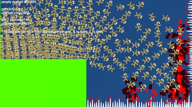 Push People Off A Cliff Clicker