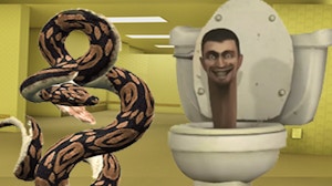 Image for Python Snake Kill Skibidi Toilet Backrooms