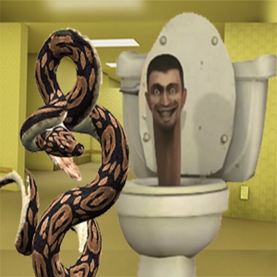 Python Snake Kill Skibidi Toilet Backrooms By Gamepix