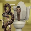 Python Snake Kill Skibidi Toilet Backrooms - Play Free Best adventure Online Game on JangoGames.com