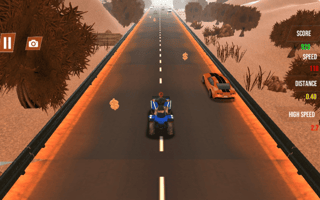 Quad ATV Traffic Racer