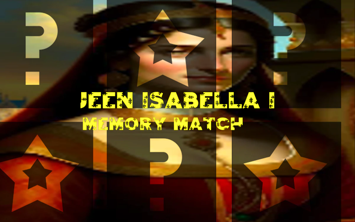 Play Queen Isabella I Memory Match — free online Memory game
