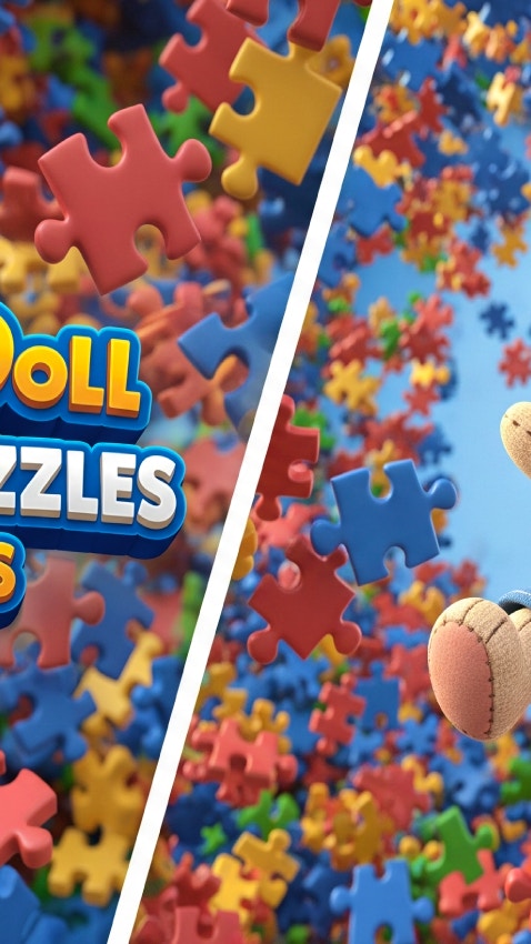 Rabbit Doll Jigsaw Puzzles for Kids