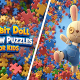Rabbit Doll Jigsaw Puzzles for Kids