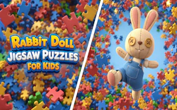 Rabbit Doll Jigsaw Puzzles for Kids