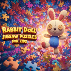 Rabbit Doll Jigsaw Puzzles for Kids Thumbnail