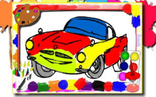 Racing Cars Coloring Book game cover