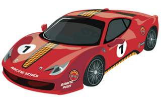 Racing Cars Coloring