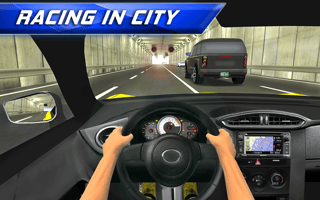 Racing In City game cover