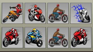 Racing Motorcycle Memory game cover