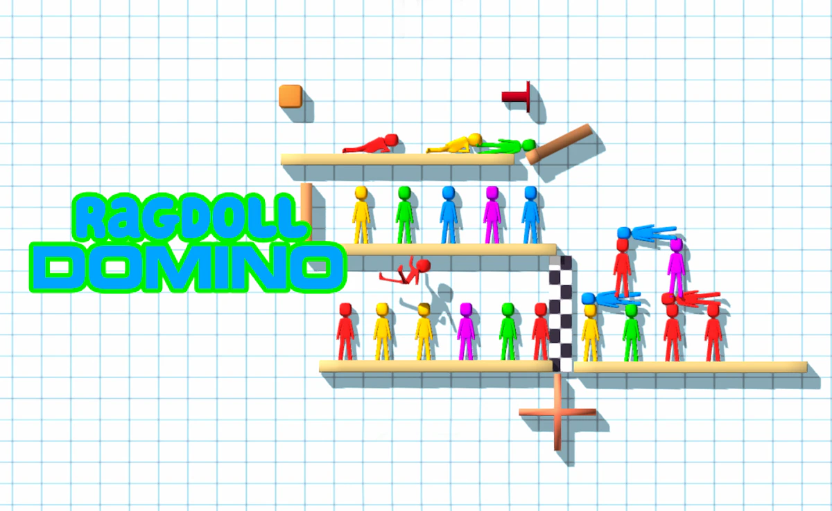 Play Ragdoll Domino — free online Addictive game