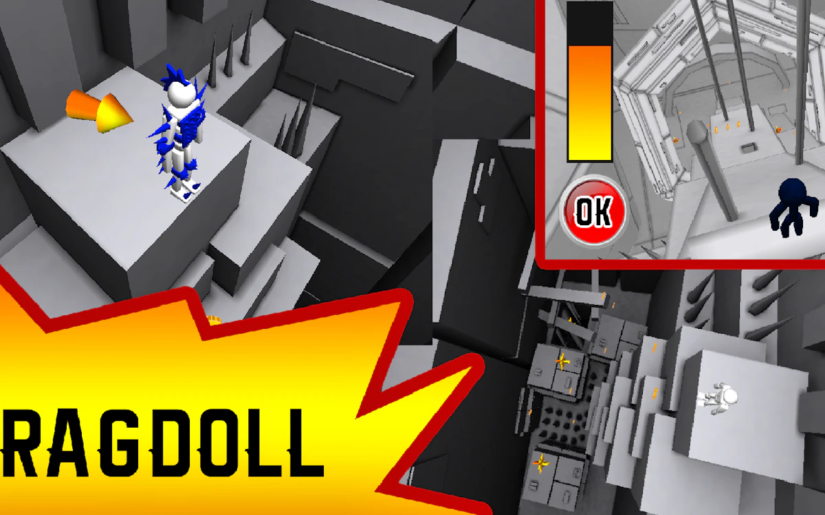 Play Ragdoll Physics Push — free online Survival game