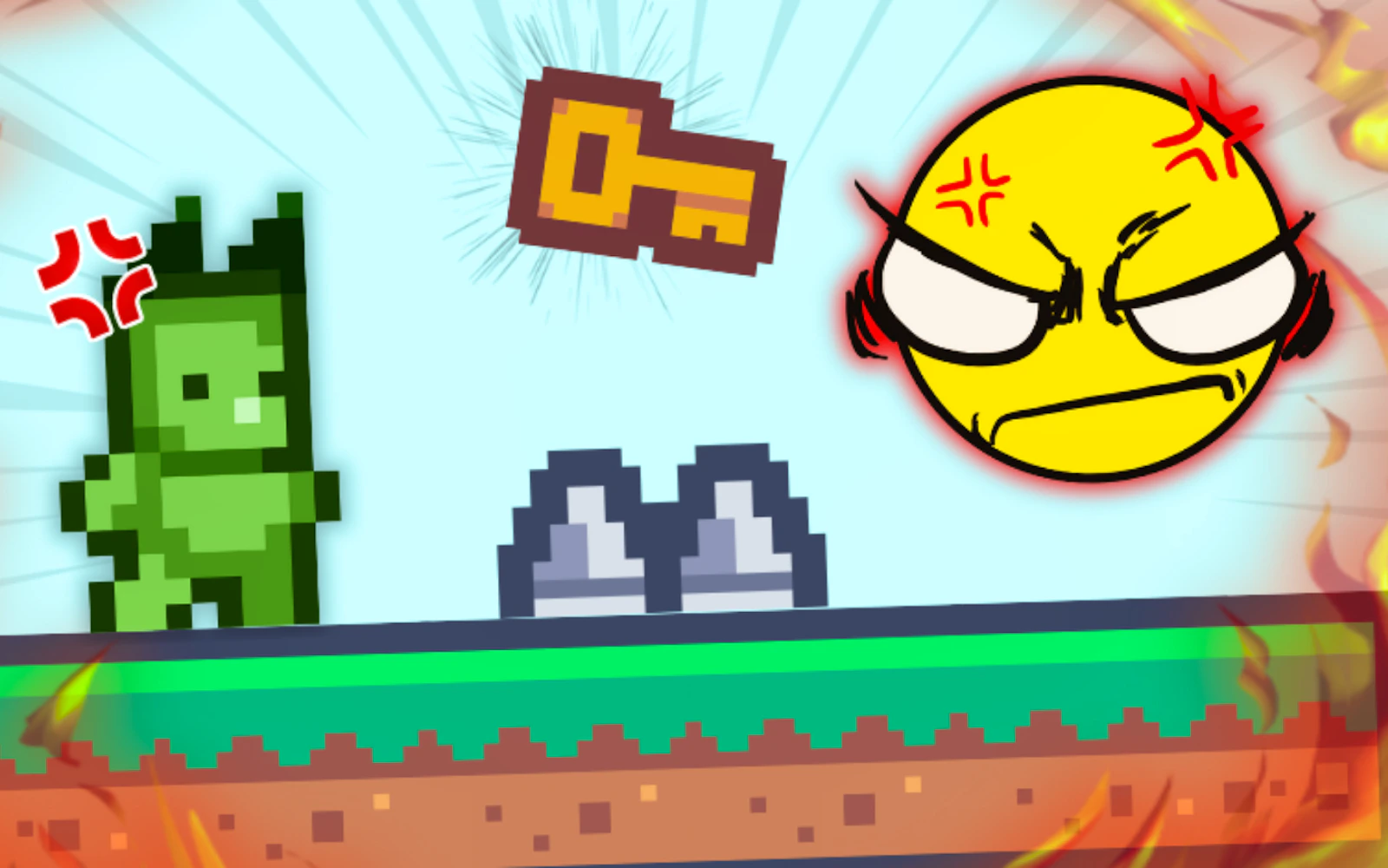 Rage Maze Troll Hardest Platformer — free online arcade game on Glaze Games