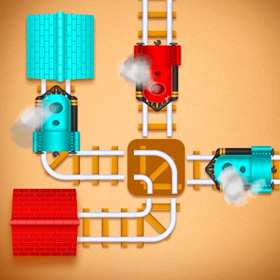 Rail Maze Puzzle By Gamepix