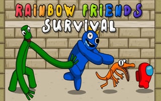 Rainbow Friends Among Survival Adventures game cover