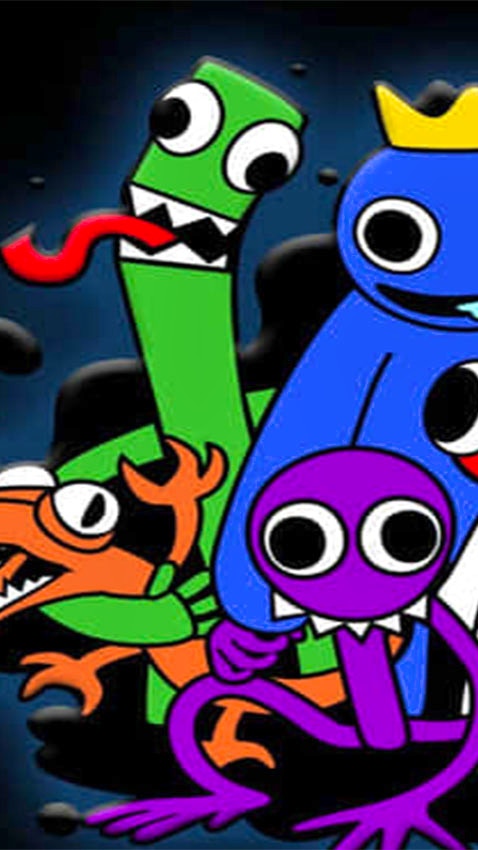 Rainbow Friends Sliding Puzzle