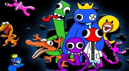 Rainbow Friends Sliding Puzzle