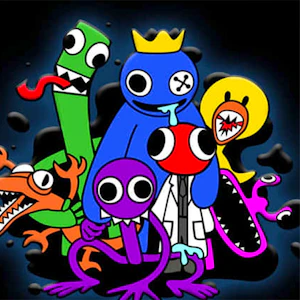 Rainbow Friends Sliding Puzzle Thumbnail