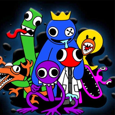 Rainbow Friends Sliding Puzzle By Gamepix