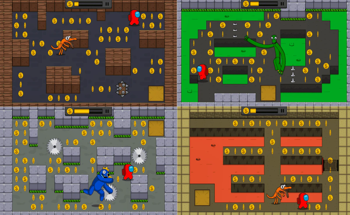 Play Rainbow Friends Survival — free online Adventure game
