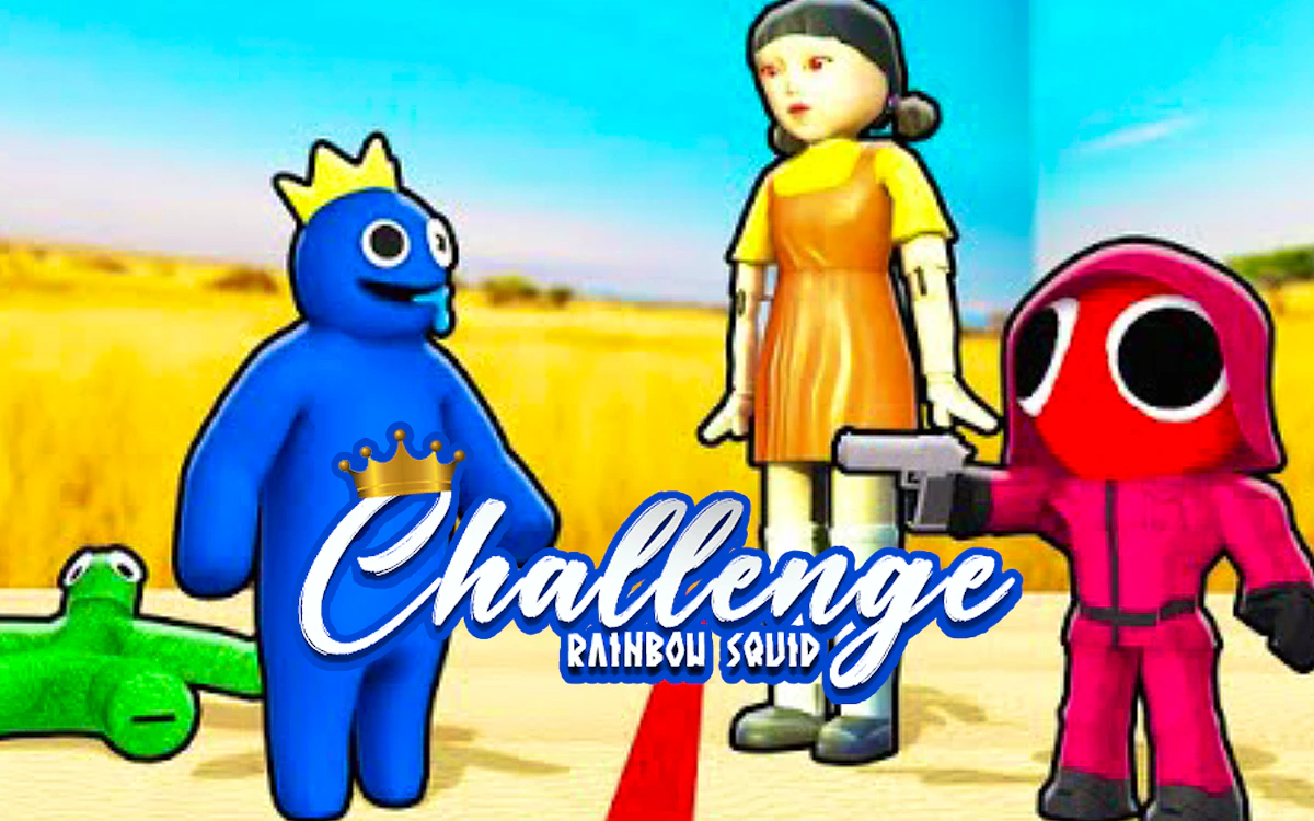 Play Rainbow Squid Challenge — free online Action game