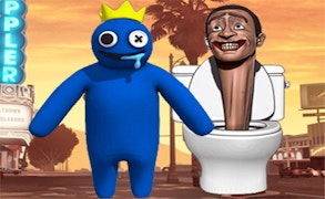 Noob Mineblox Hunt Skibidi Toilet 🕹️ Play Now on GamePix