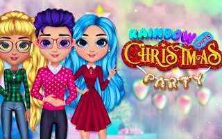 Rainbow Girls Christmas Party game cover