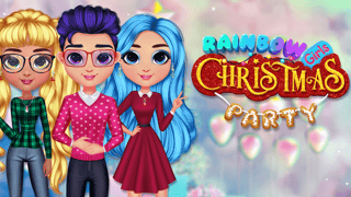 Rainbow Girls Christmas Party game cover