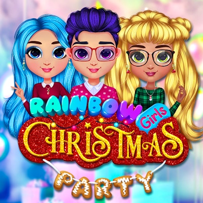 Rainbow Girls Christmas Party By Gamepix