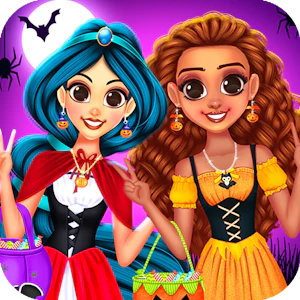 Rainbow Girls Halloween Salon Thumbnail