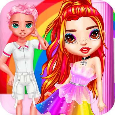 Rainbow Insta Girls By Gamepix
