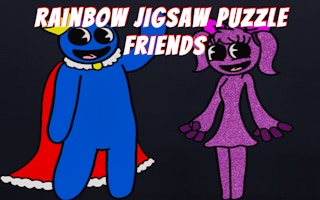 Rainbow Jigsaw Puzzle Friends