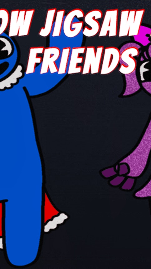 Rainbow Jigsaw Puzzle Friends