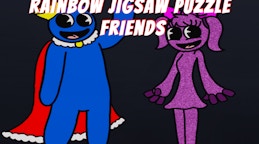 Rainbow Jigsaw Puzzle Friends