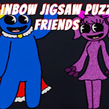 Rainbow Jigsaw Puzzle Friends