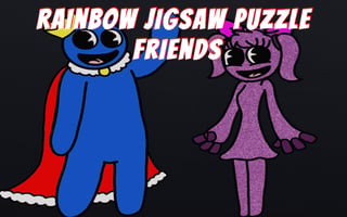 Rainbow Jigsaw Puzzle Friends