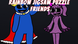 Rainbow Jigsaw Puzzle Friends