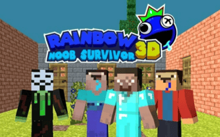Rainbow Noob Survivor game cover