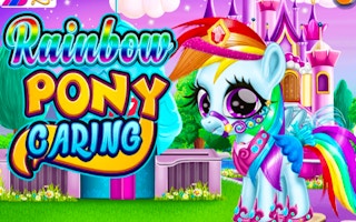 Rainbow Pony Caring game cover