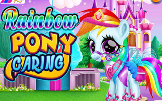 Rainbow Pony Caring game cover