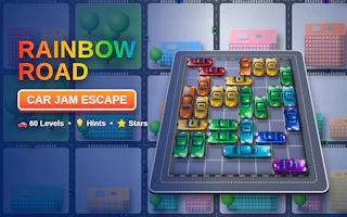 Rainbow Road Car Jam Escape