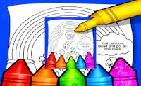 Rainbow With Pot Of Gold Coloring Pages