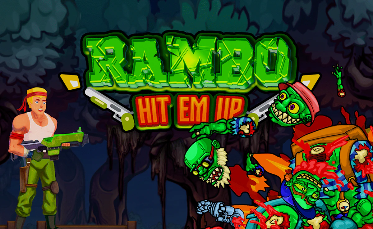 Play Rambo Hit em up — free online Zombie game