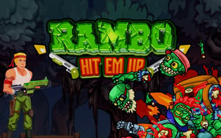 Rambo Hit Em Up game cover