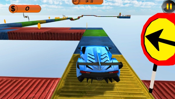 Racing Car Stunts: Crazy Track 🕹️ Play Now on GamePix